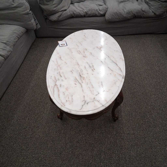 Vintage Marble Top Coffee Table