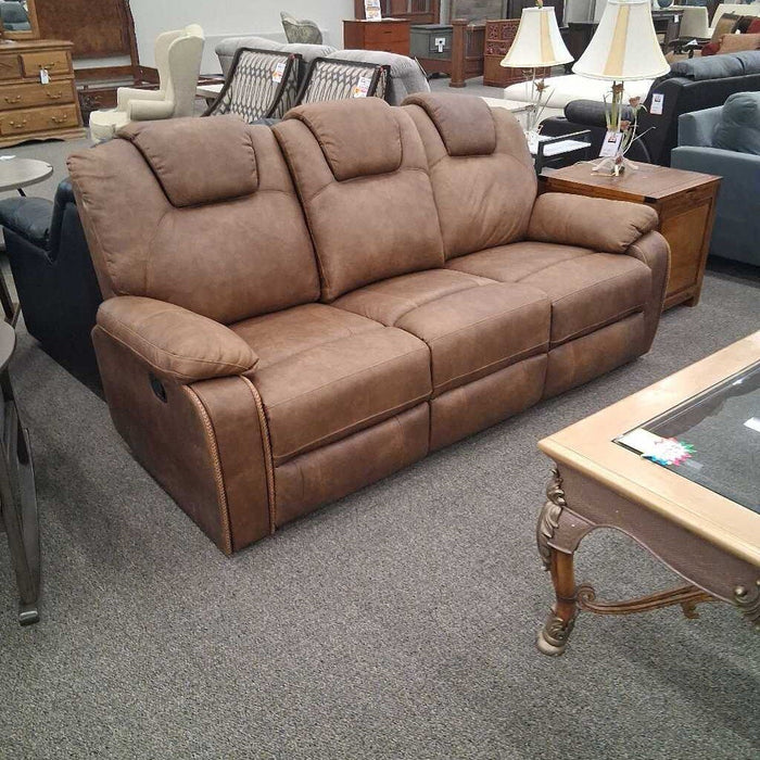 HOB 8347BRW-3 Rec. Sofa