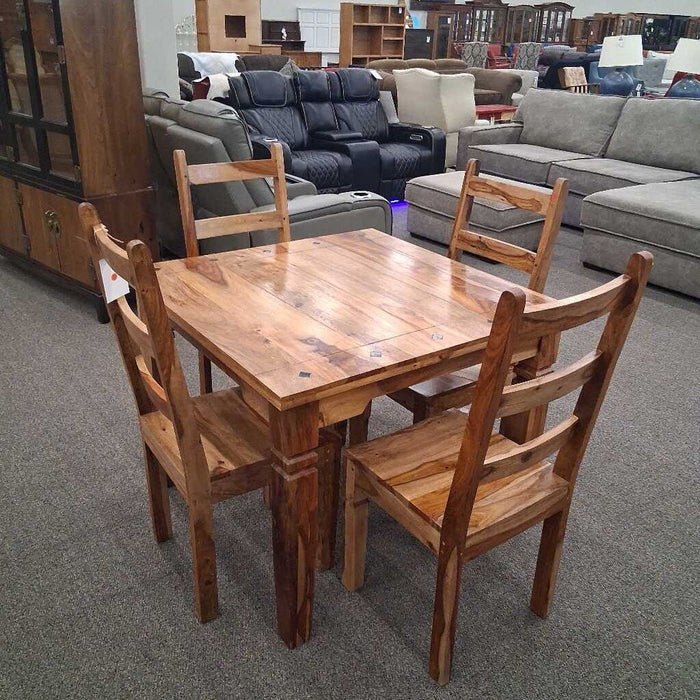 Sheesham Dining Table w/ 4 Chairs