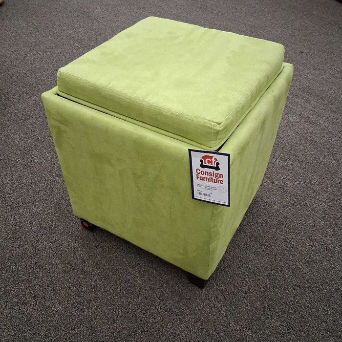 Green Storage Ottoman