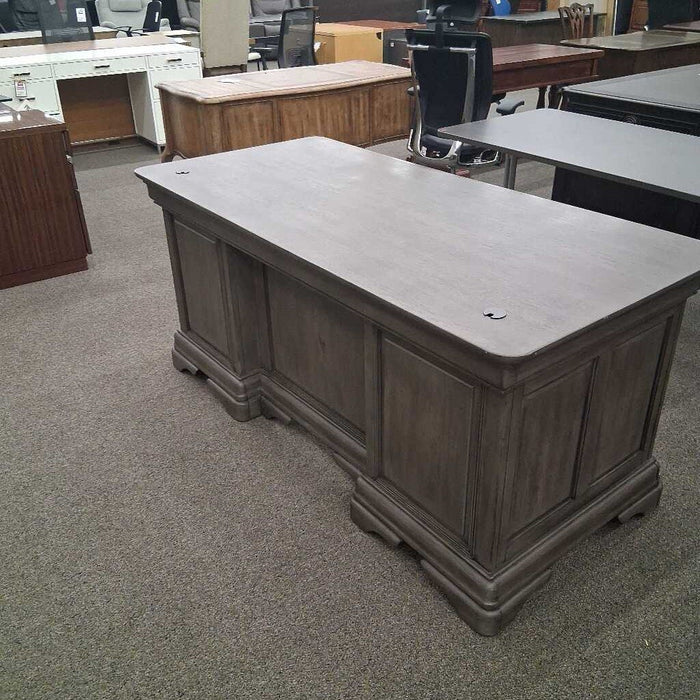 Aspenhome Gray Executive Desk