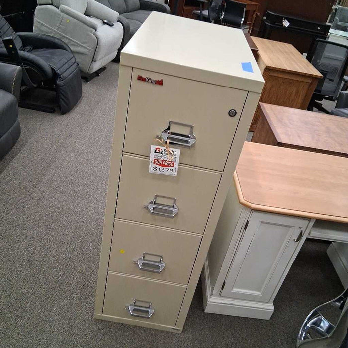 Fire King 31" 4 Dwr Fire Cabinet w/ Keys