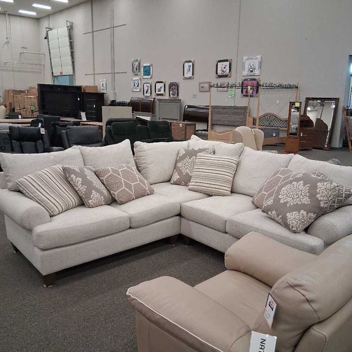 Paula Dean Beige 2 Pc Sectional