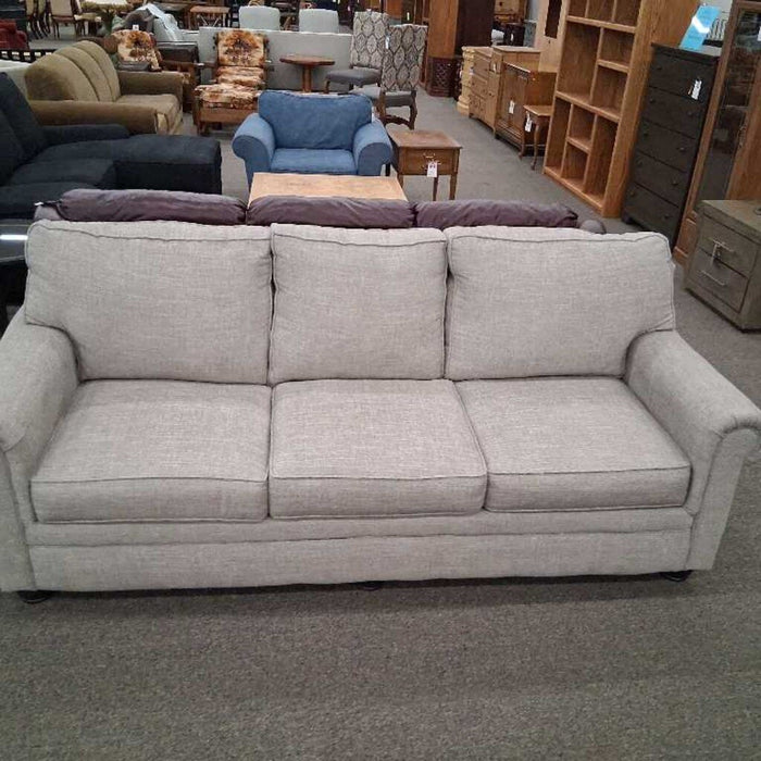 Corinthian Gray Fabric Sofa