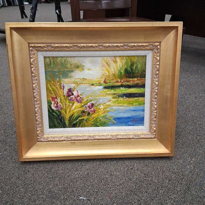 Floral Gold Frame Picture