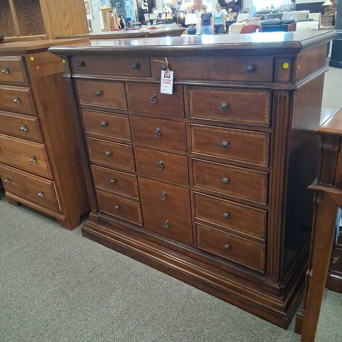 Large 14 Drawer Wood Dresser