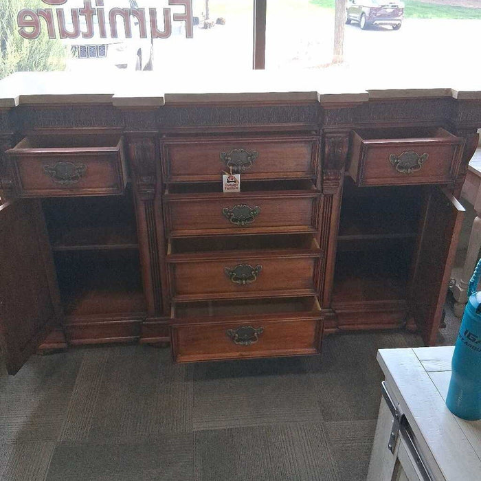 Large Stonetop Cherry Credenza