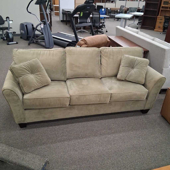Sage Green Sofa (Has Fading)
