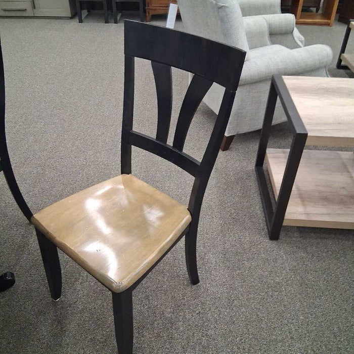 Gray Round Dining Table w/ 6ch 1L