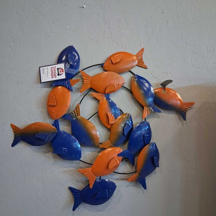Metal Orange Fish