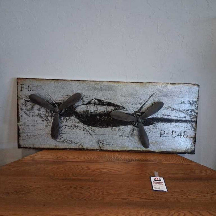 Metal Plane Decor