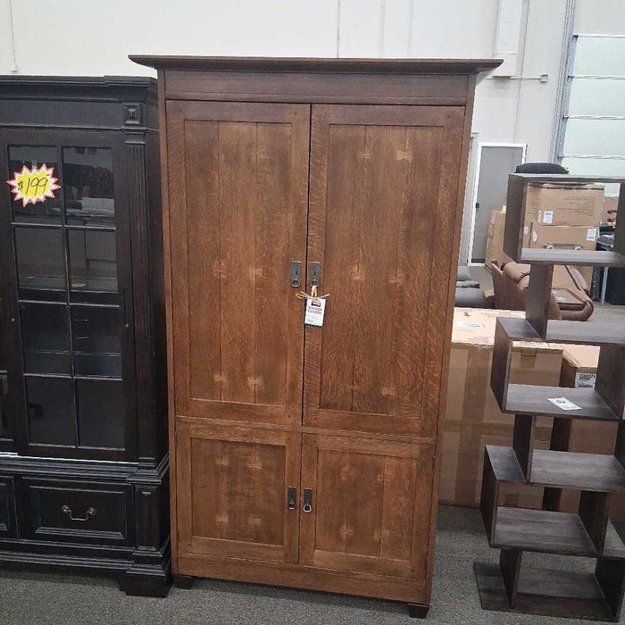 Stickley Large Wood TV Armoire