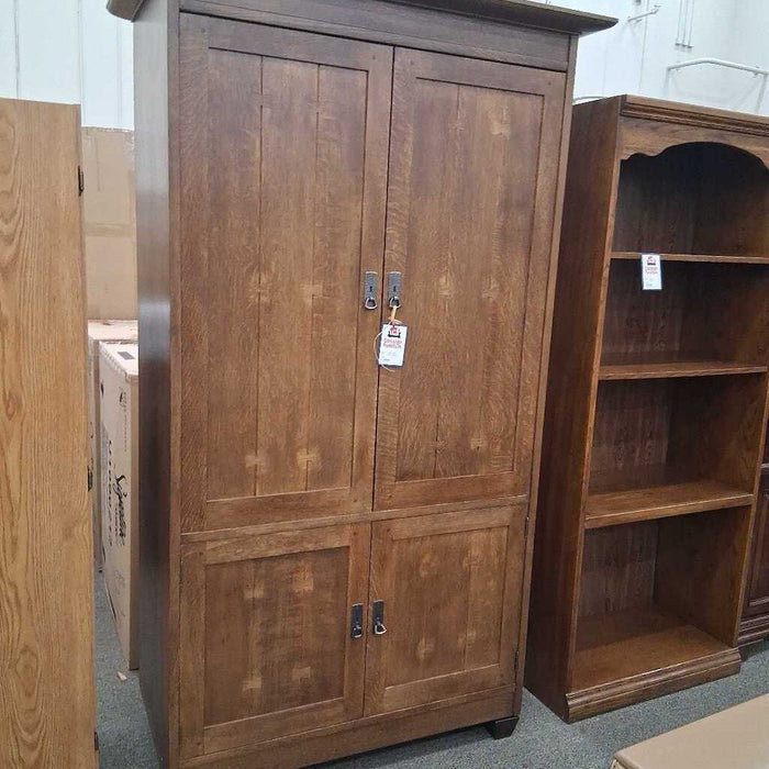 Stickley Large Wood TV Armoire