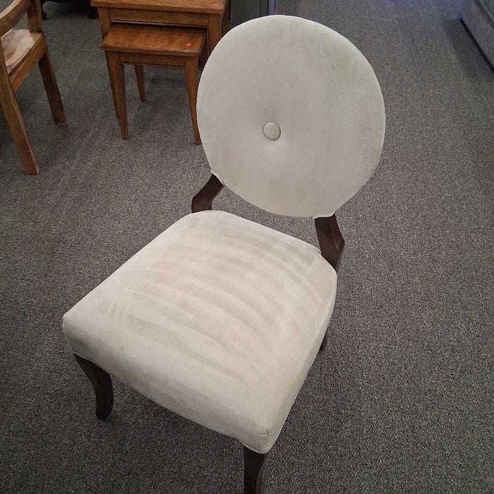 Pier 1 Set of 4 Tan Fabric Chairs