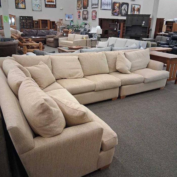 Cream 3 Pc Sectional