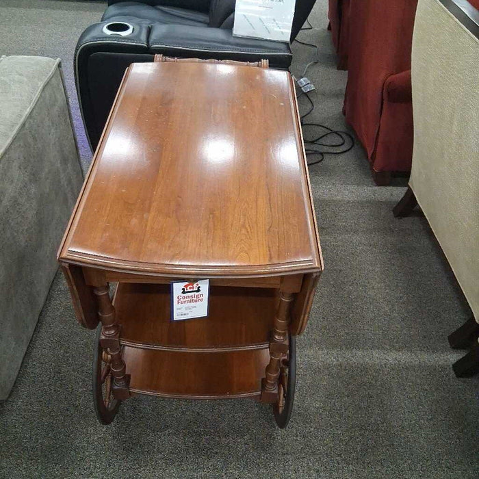Vintage Wood Tea Cart