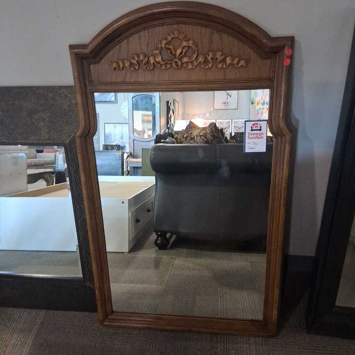 Vintage Oak Frame Mirror