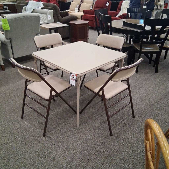 Folding Card Table w/ 4 Chairs