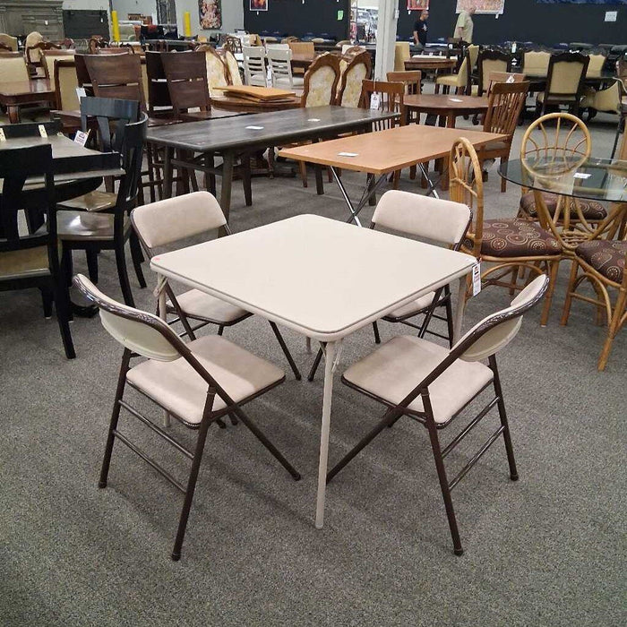 Folding Card Table w/ 4 Chairs