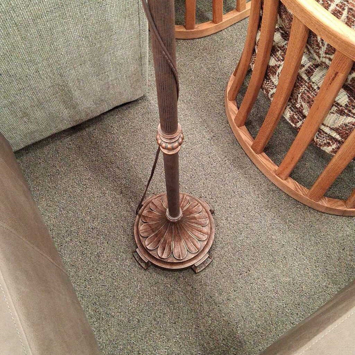 Brown Ornate Floor Lamp