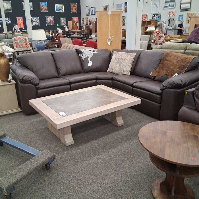 Large Light Gray Coffee Table