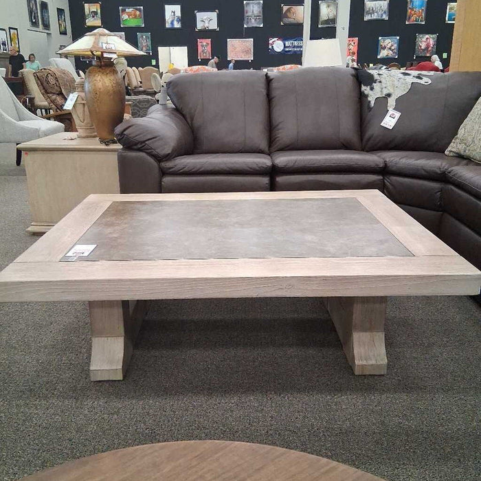 Large Light Gray Coffee Table