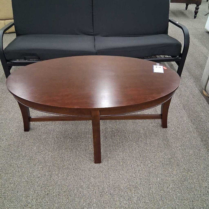 Oval Cherry Coffee Table