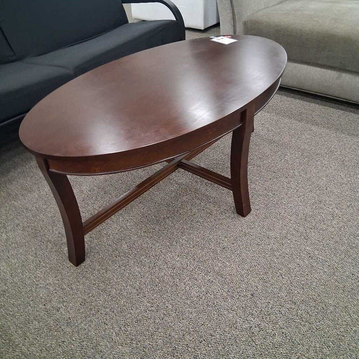 Oval Cherry Coffee Table