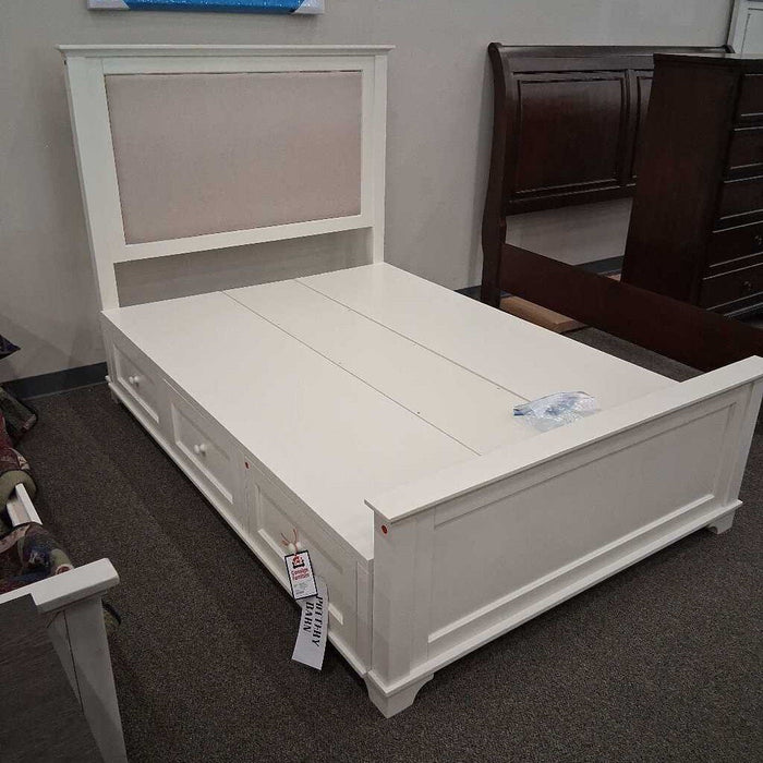 Pottery Barn White Full 6 Dwr Captains Bed