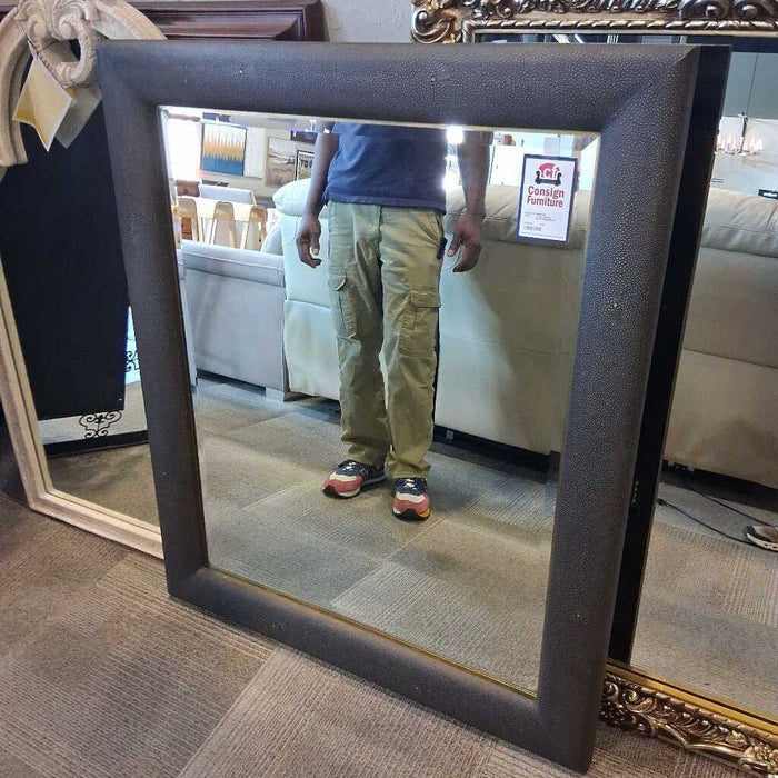 Large Stanley Dark Frame Mirror