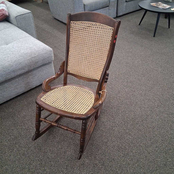 Cane Back Rocking Chair