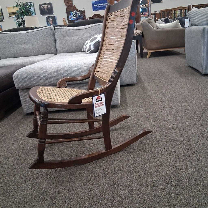 Cane Back Rocking Chair