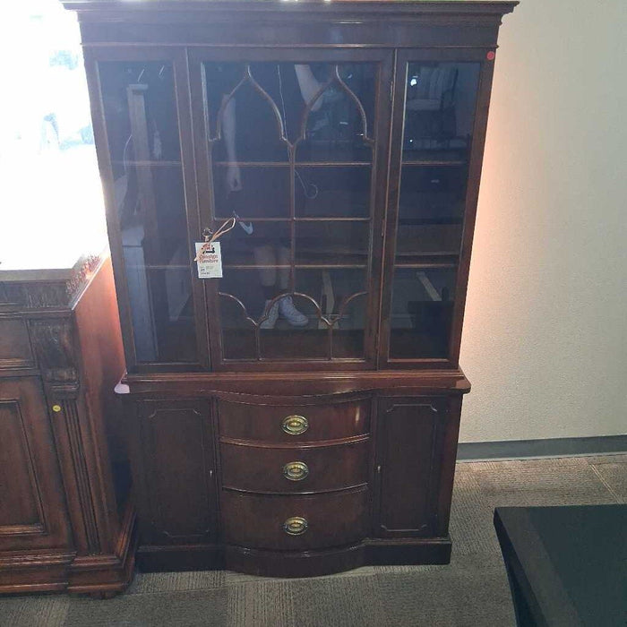 Small Cherry China Hutch