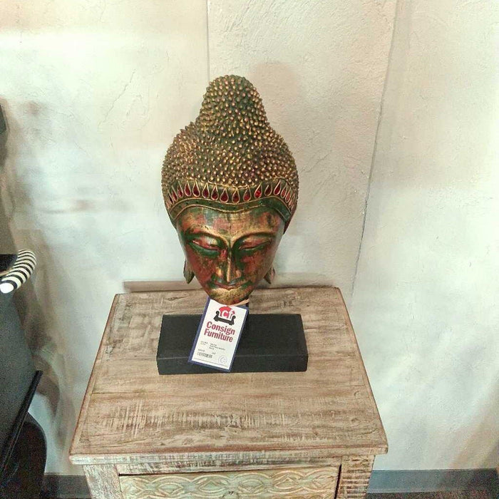 Gold Face Buddha Decor