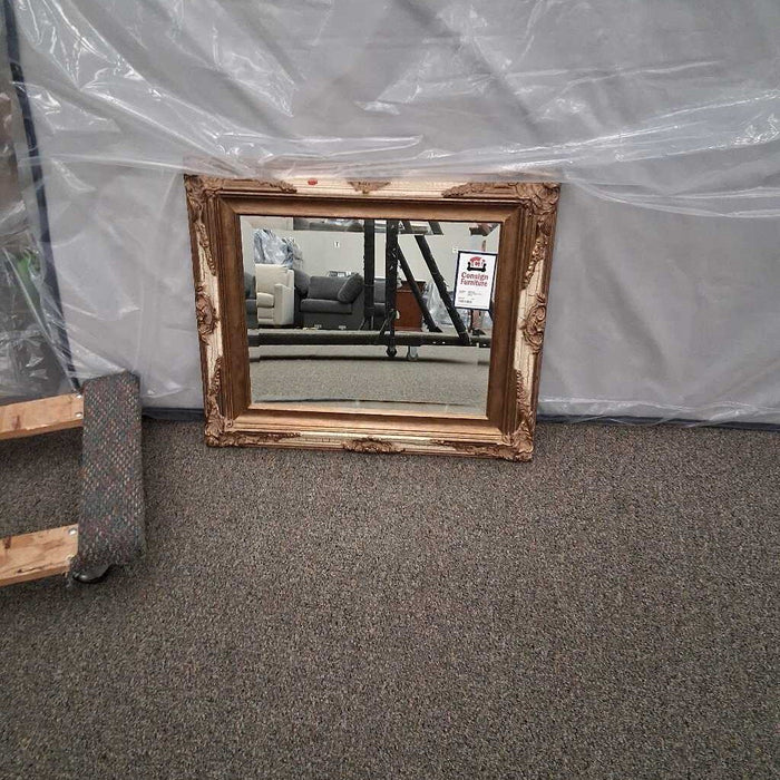 Small Gold Frame Mirror