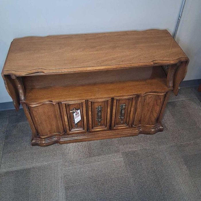 Vintage Drop Leaf Media Console