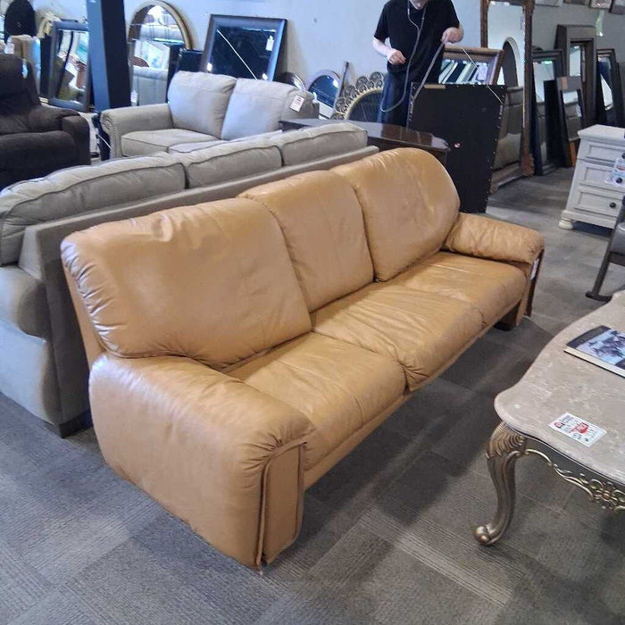 Vintage Italian Leather Sofa