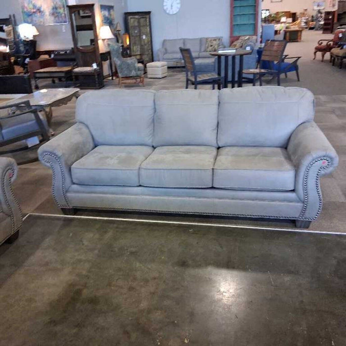 Ashley Gray Fabric Sofa