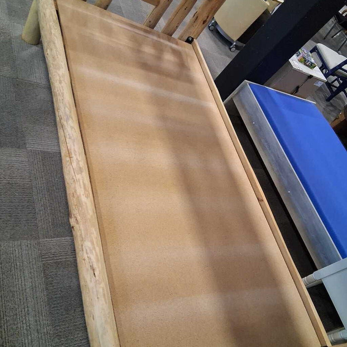 Double Twin XL Log Bunk Bed