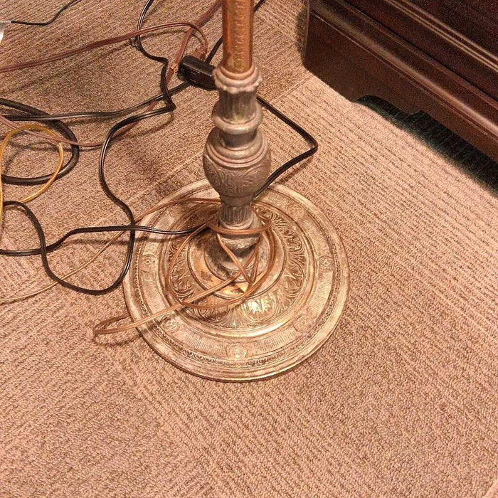 Vintage Brass Floor Lamp