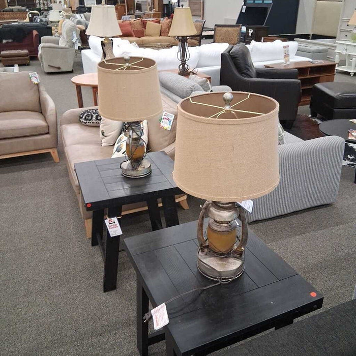Pair of Faux Gas Lamps