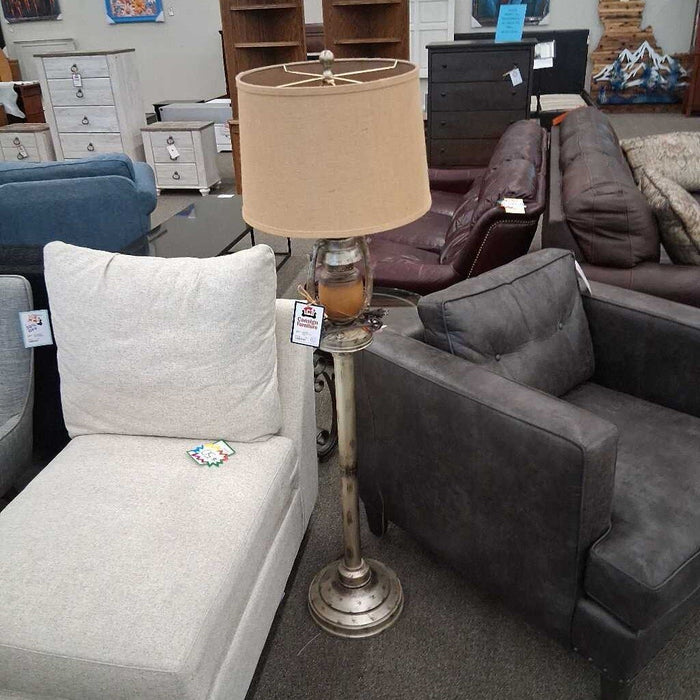 Faux Gas Floor Lamp