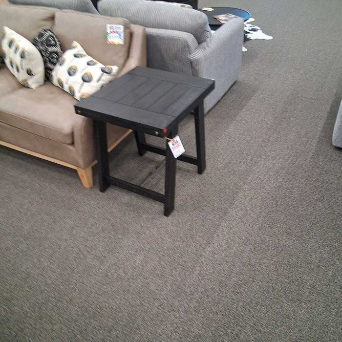 Black Modern End Table (Has Scratches)