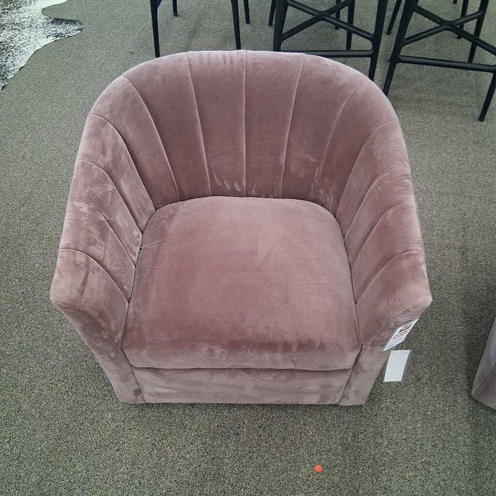 Frontgate Puple Barrel Chair