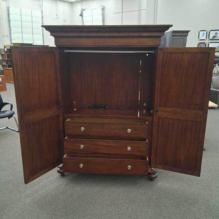 Bernhardt Dark Wood Armoir