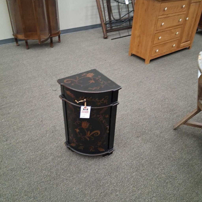 Black Corner Cabinet