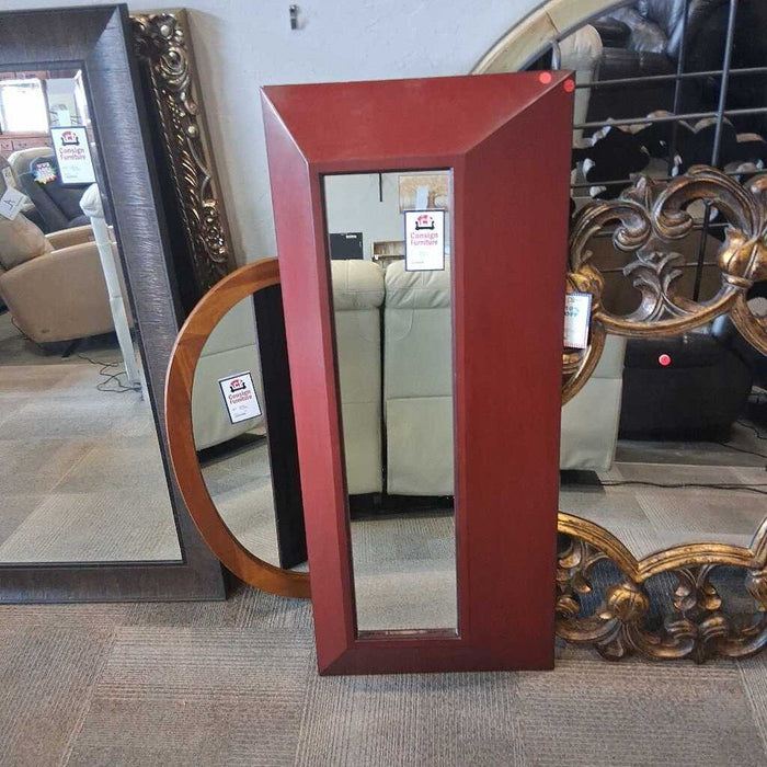 Pier One Red Frame Mirror