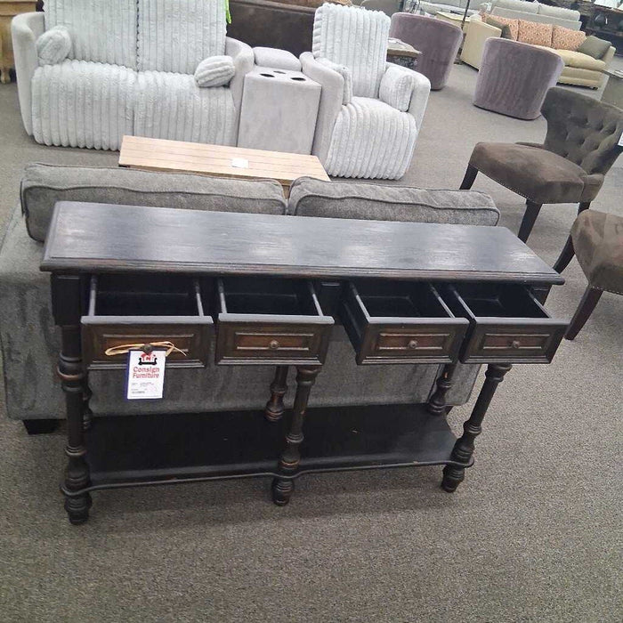 Black Entry Table w/ Dwrs