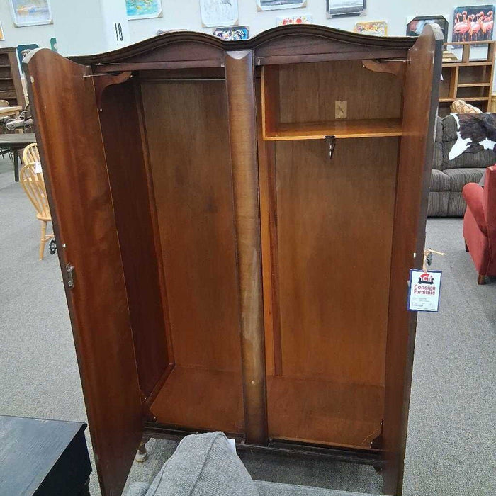 Antique Dark Wood Wardobe