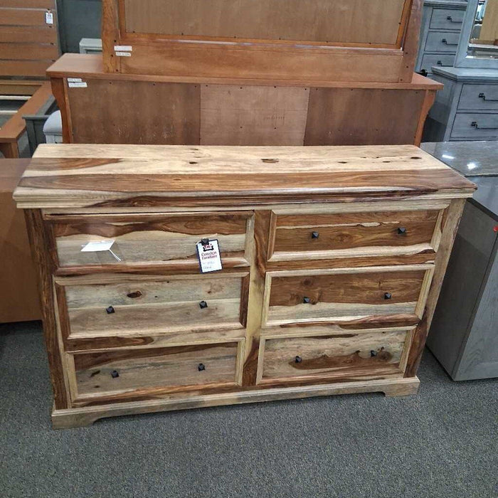 Sheesham 6 Dwr Dresser (New)